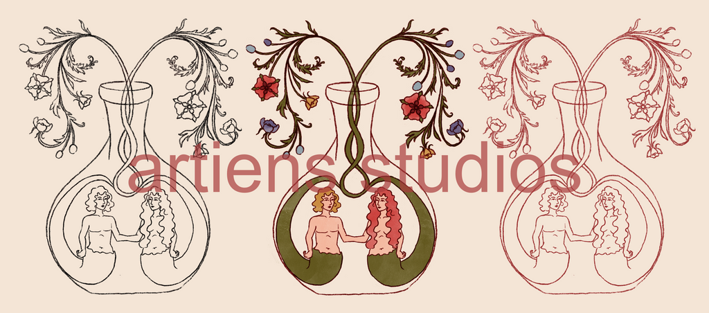 The Lovers Temporary Tattoo