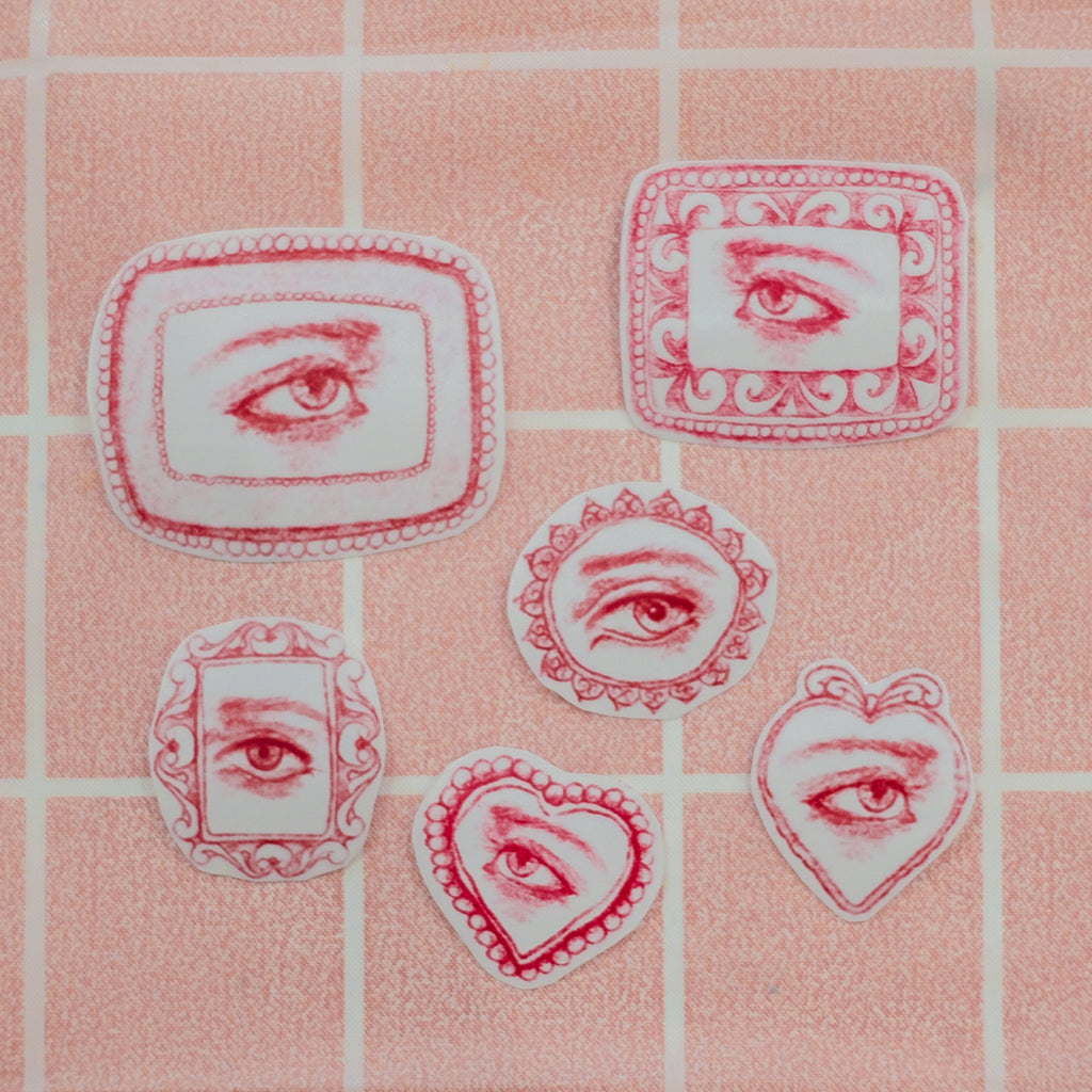 Lover's Eyes Temporary Tattoos