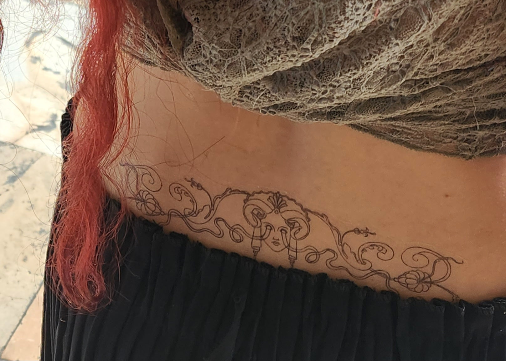 In Vitam Aeternam Skouria Temporary Tattoo