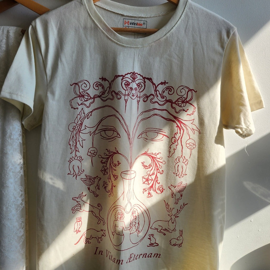 In Vitam Aeternam Line Art T-Shirt