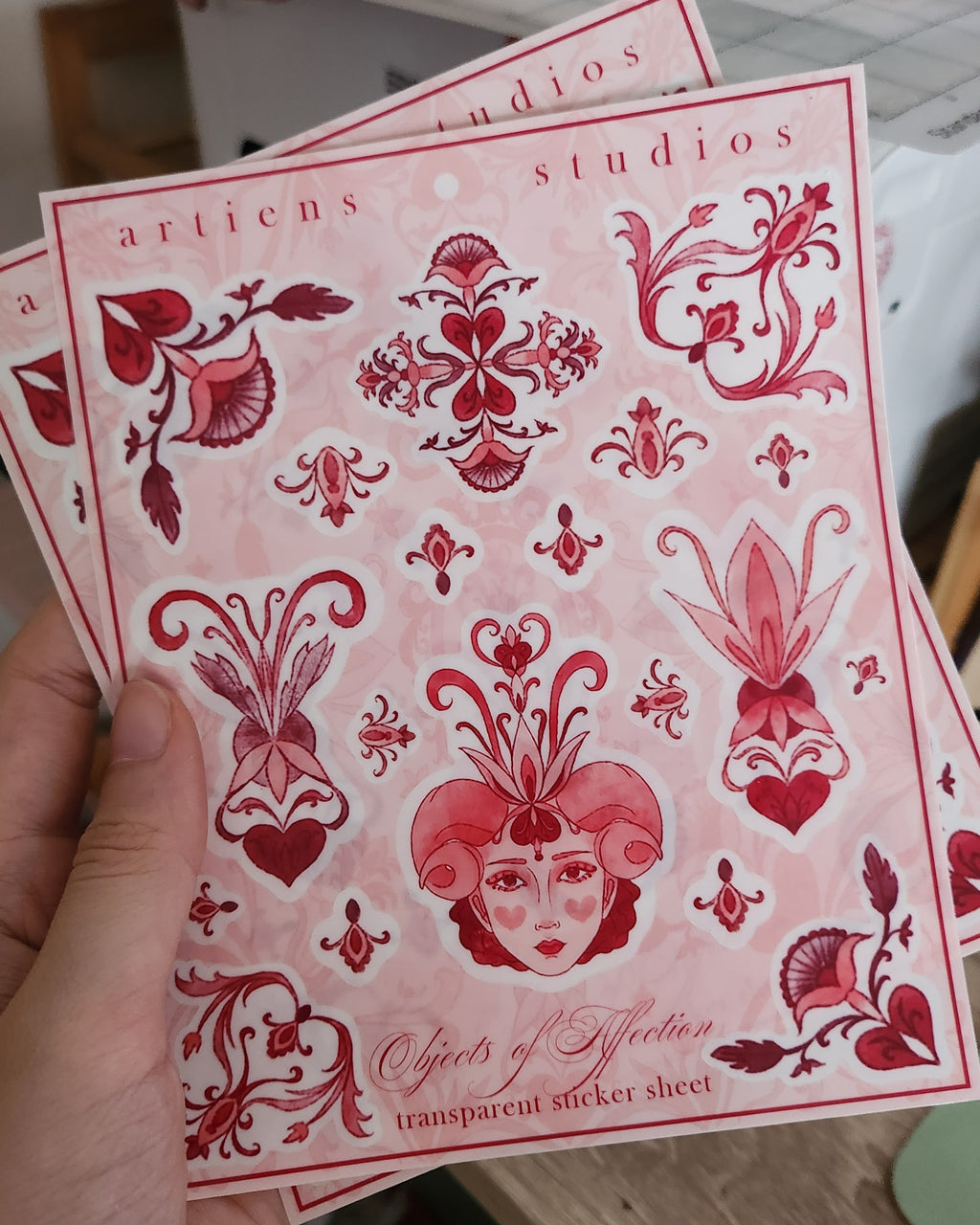 Objects of Affection Sticker Sheet