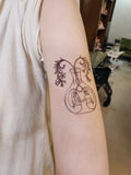 The Lovers Temporary Tattoo
