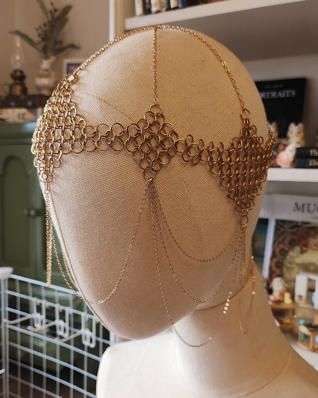 Dahlia Chainmaille Headpiece [PRE-ORDER]