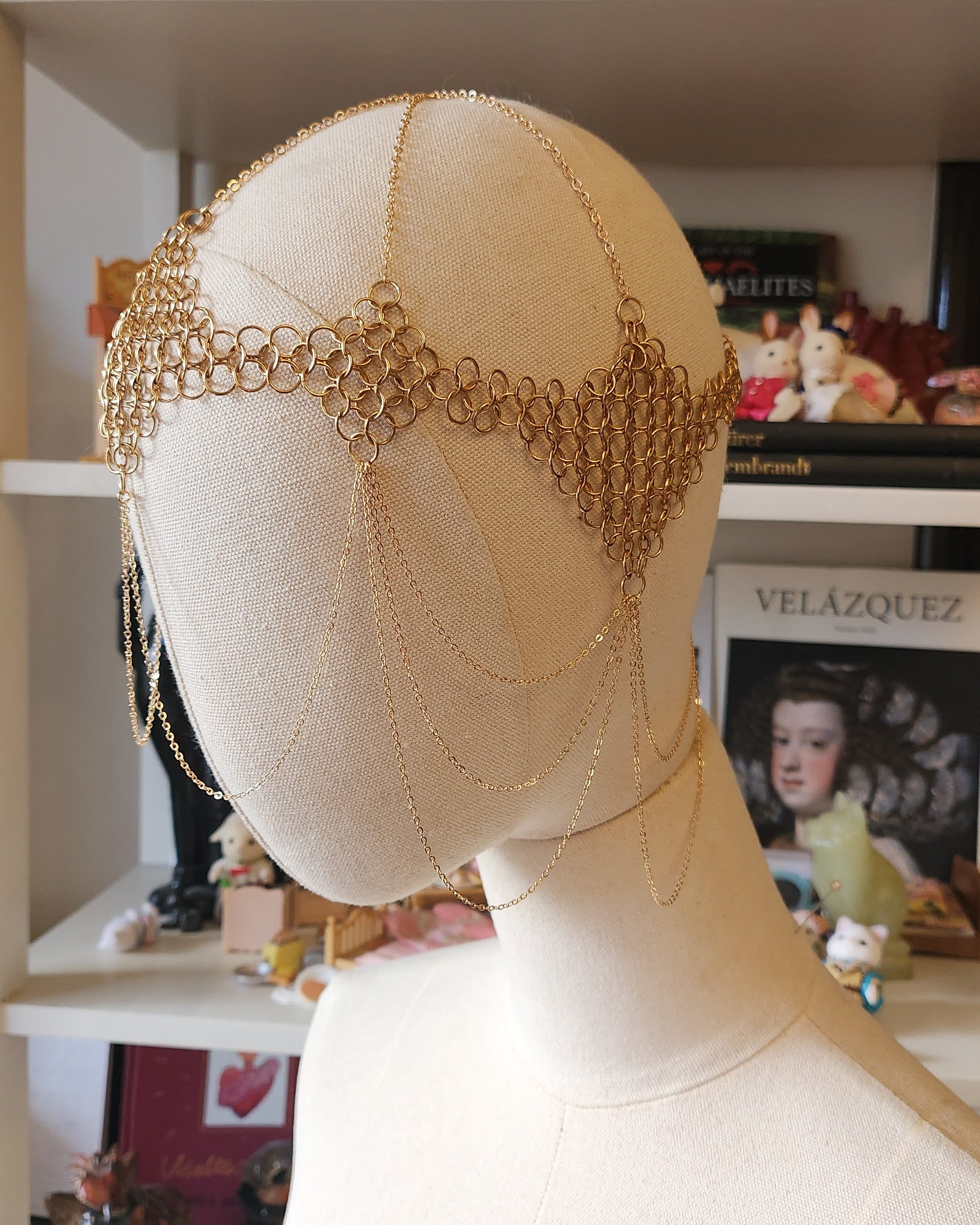 Dahlia Chainmaille Headpiece [PRE-ORDER]