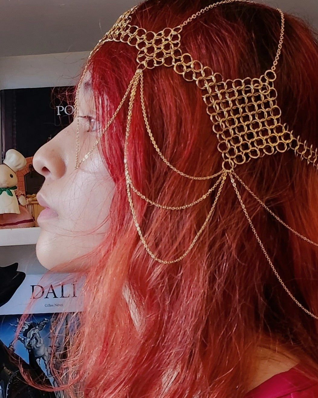 Dahlia Chainmaille Headpiece [PRE-ORDER]