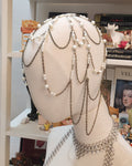 Elara Pearl Chain Headpiece