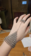 Alice Chainmaille Finger Chain Bracelet