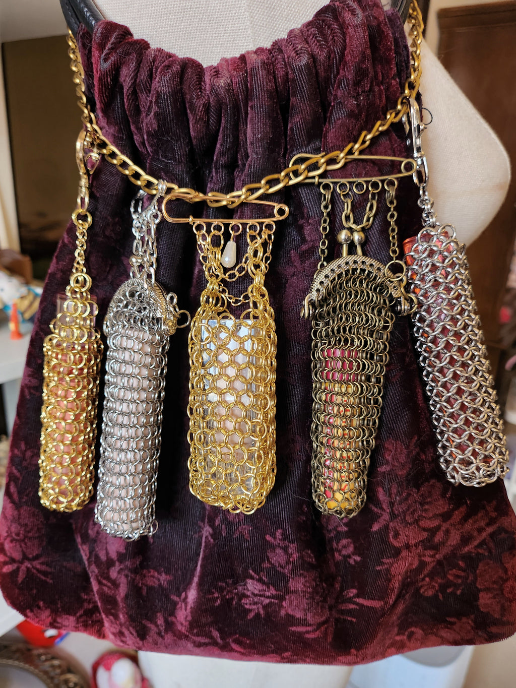 Cassia Chainmaille Lipstick Case