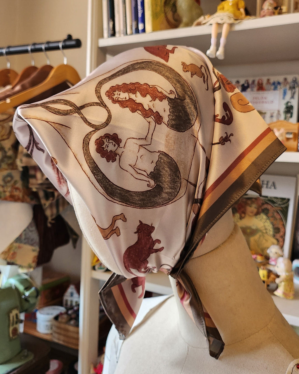 In Vitam Aeternam Silk Scarf