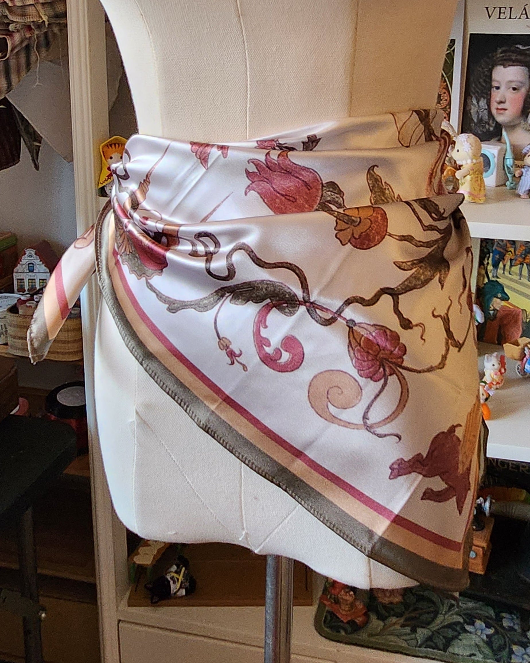 In Vitam Aeternam Silk Scarf