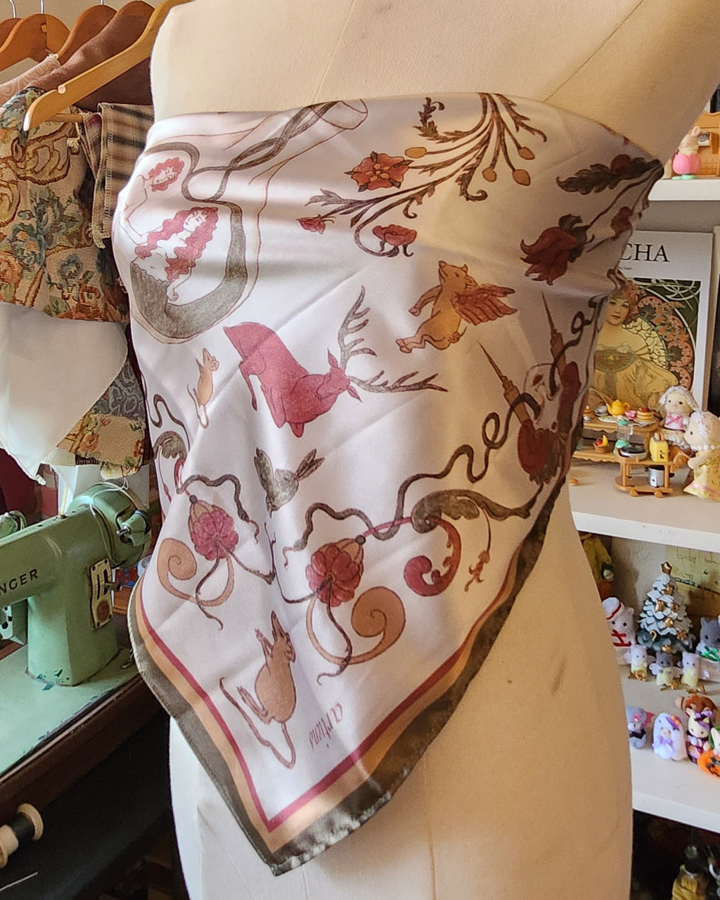 In Vitam Aeternam Silk Scarf