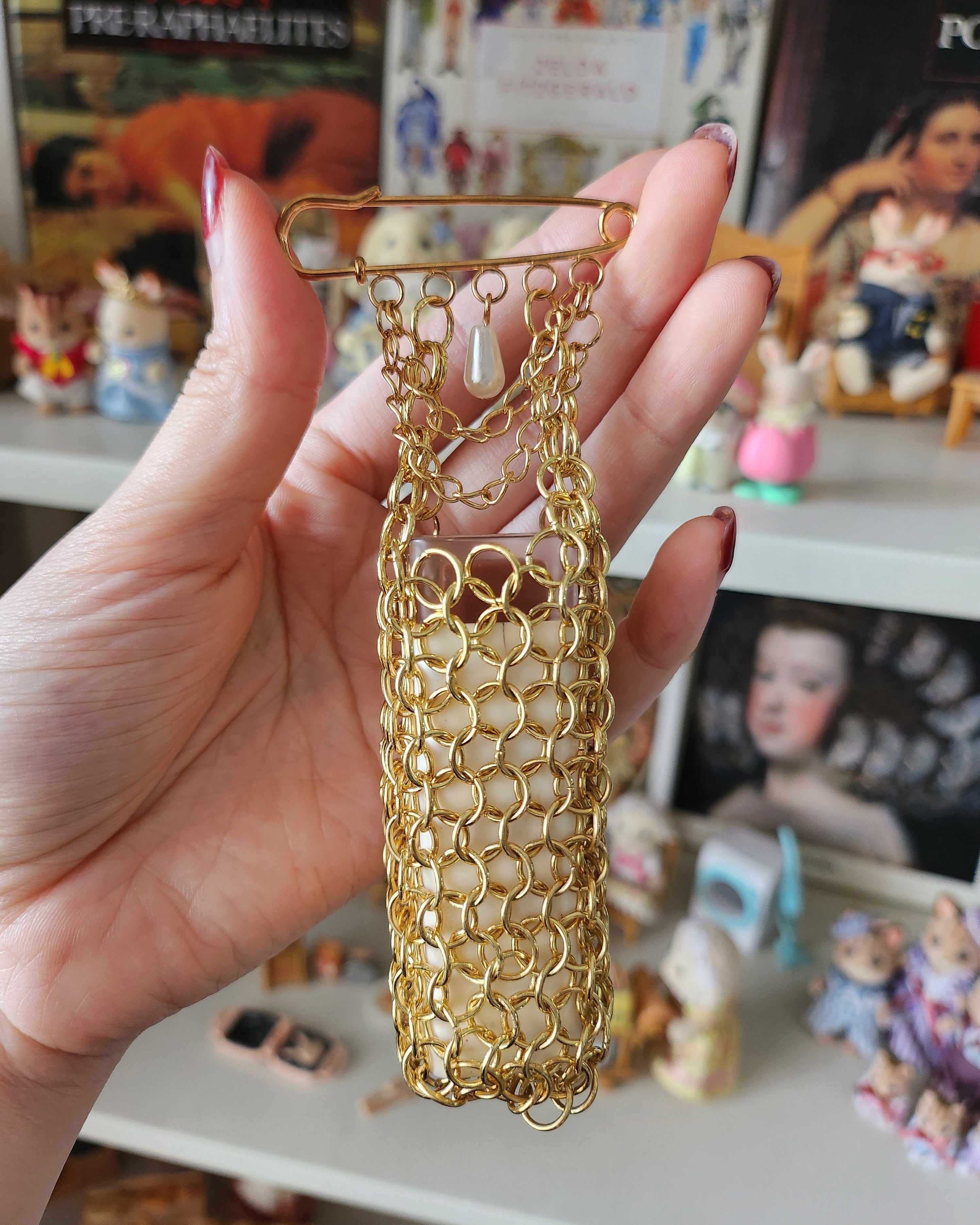 Adalina Chainmaille Lipstick Case