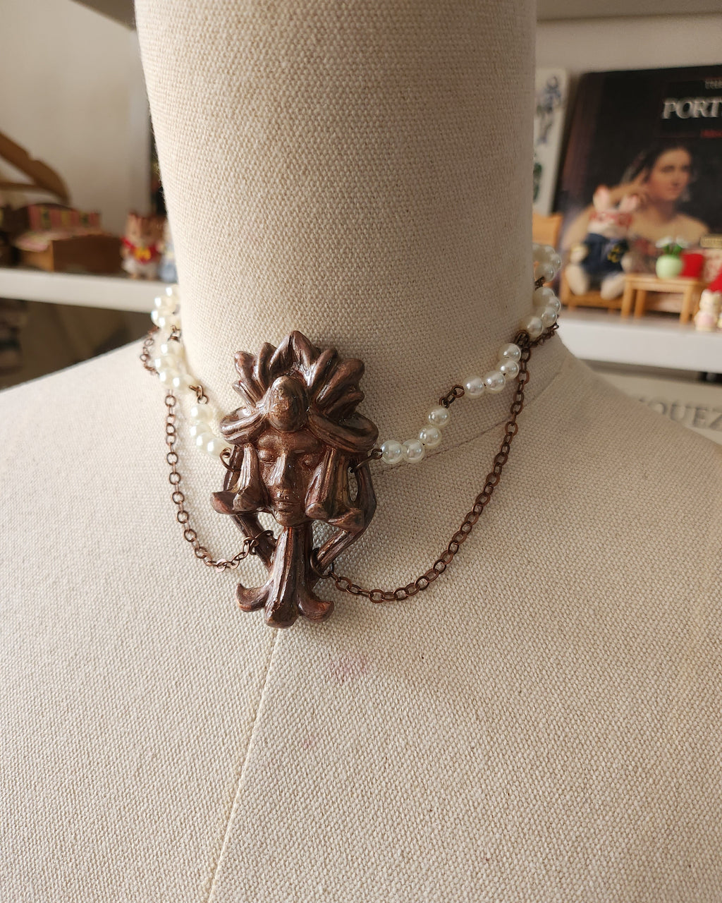 Nula Layered Pearl & Chain Necklace