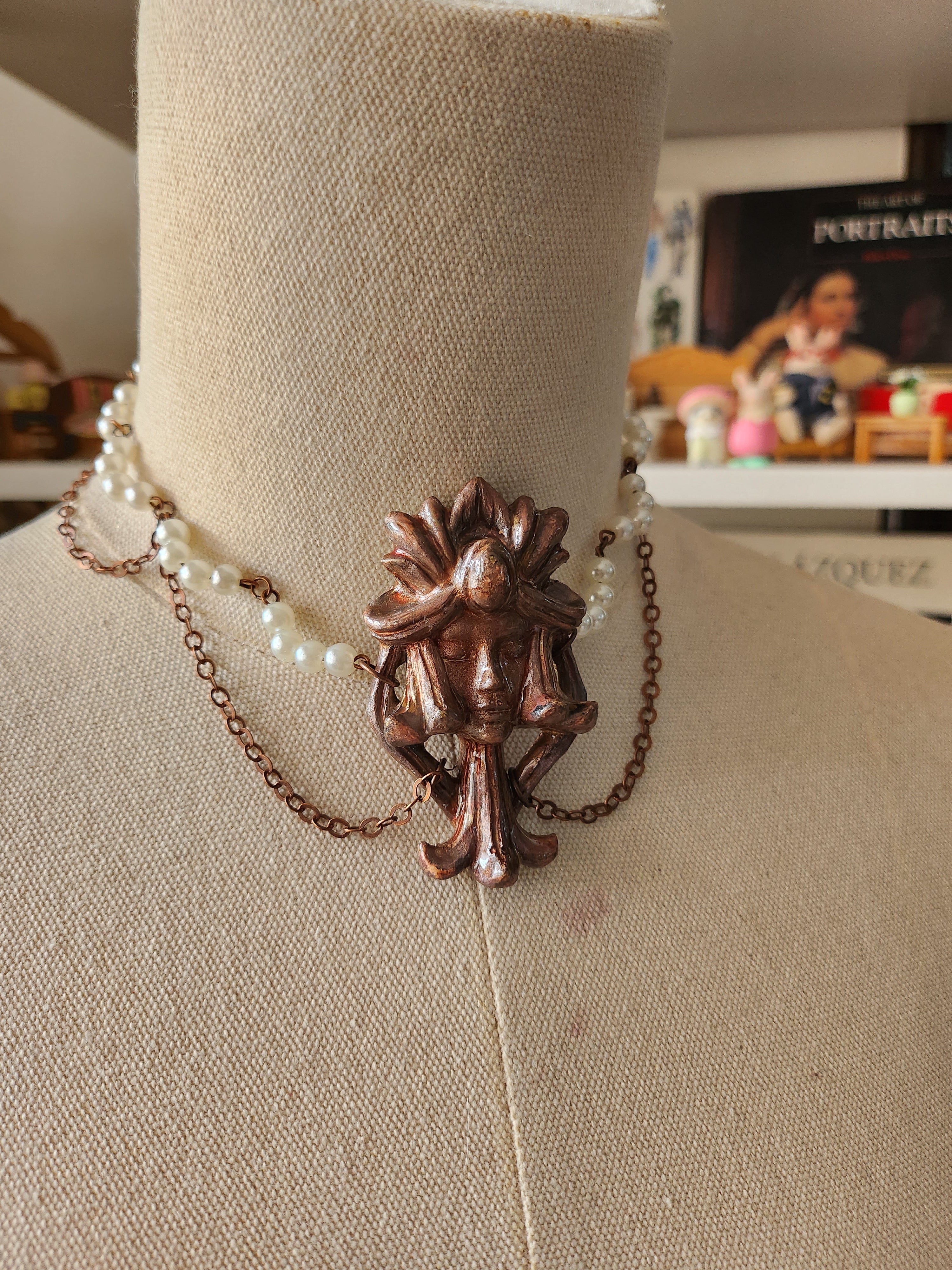 Nula Layered Pearl & Chain Necklace