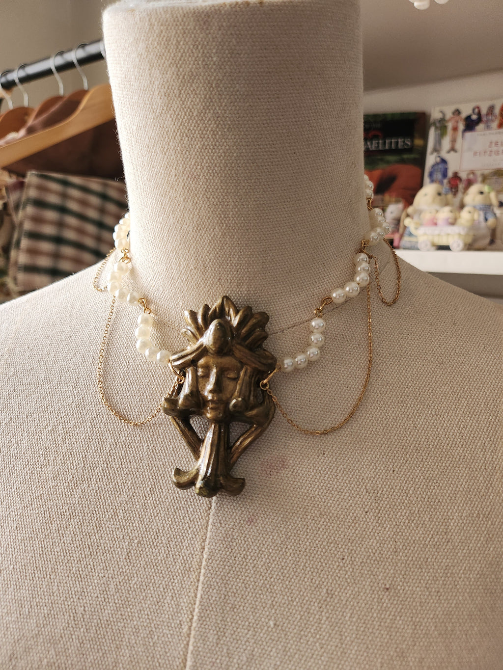 Nula Layered Pearl & Chain Necklace