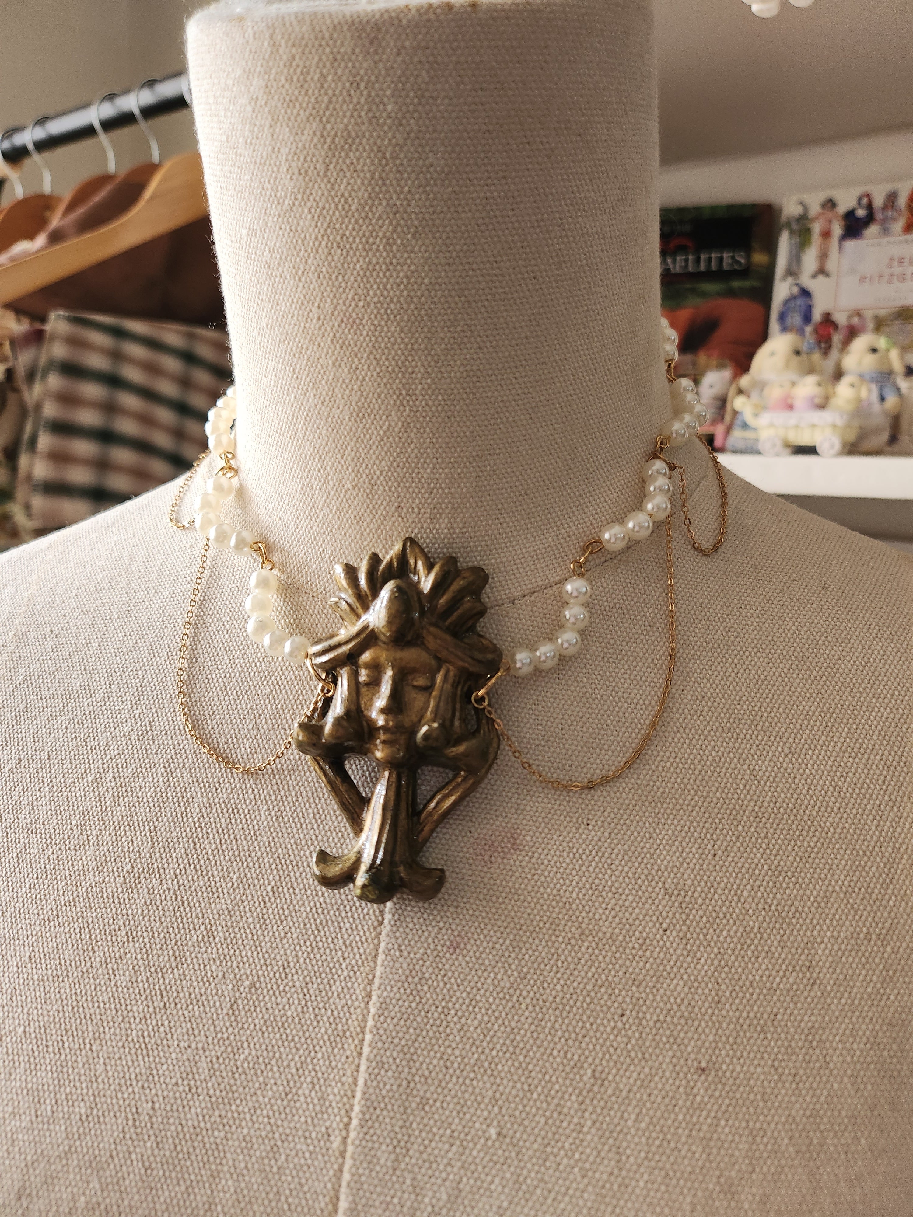 Nula Layered Pearl & Chain Necklace