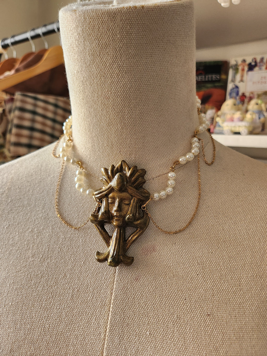 Nula Layered Pearl & Chain Necklace