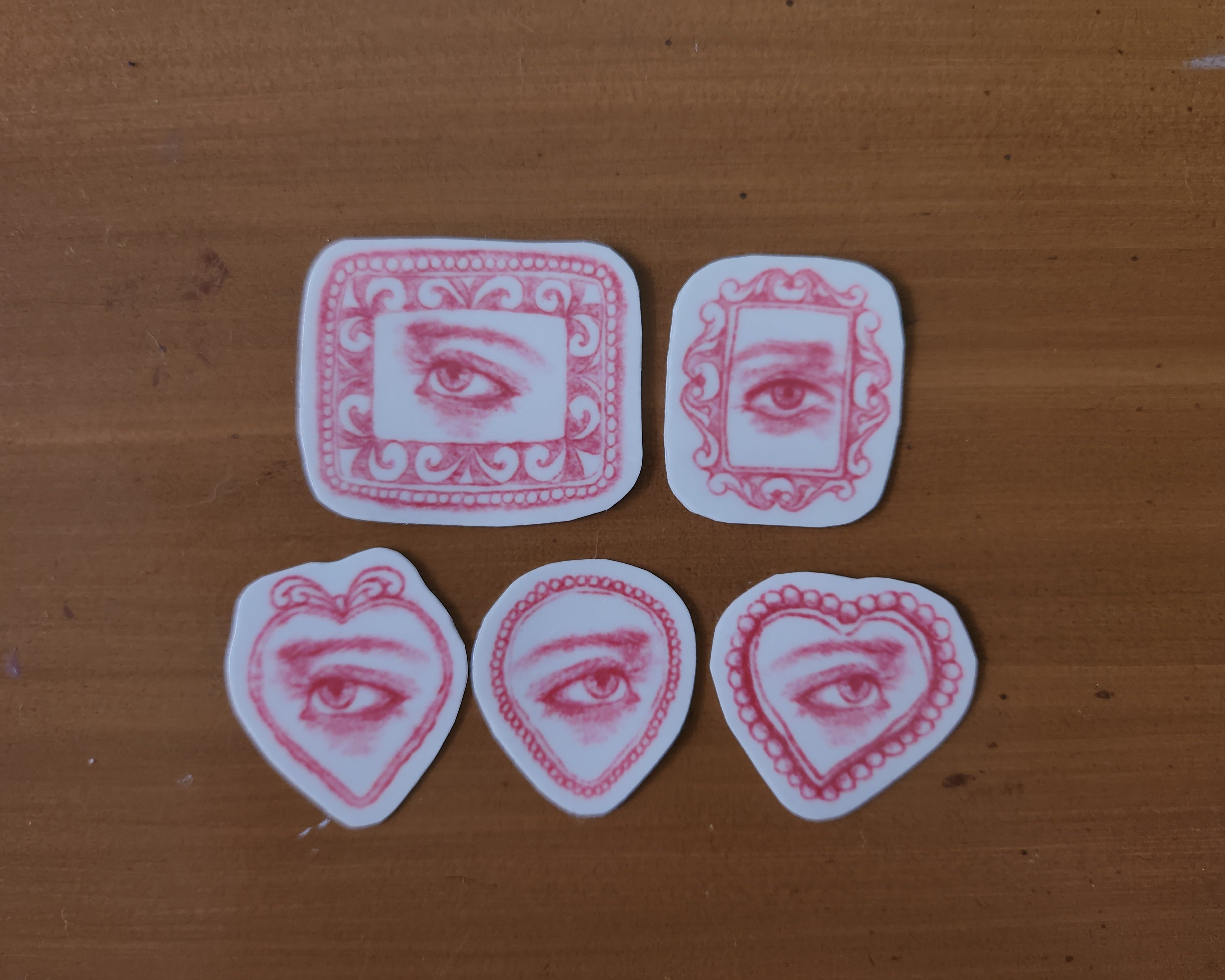 Lover's Eyes Temporary Tattoos
