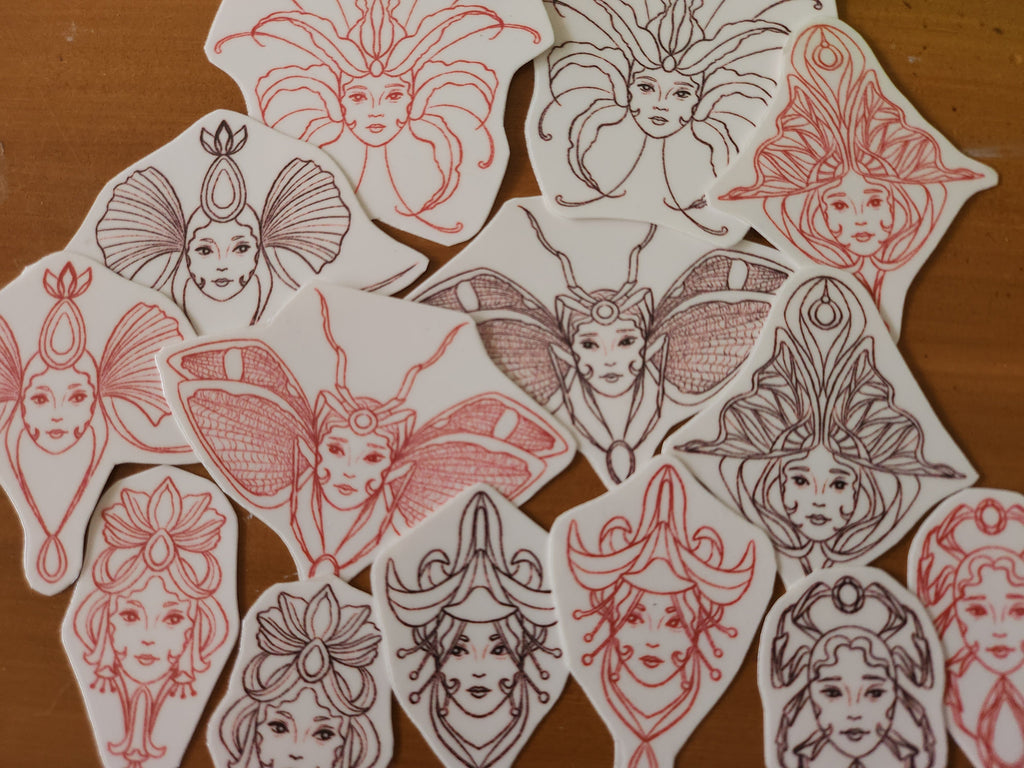 Revenir de Nouveau Temporary Tattoos