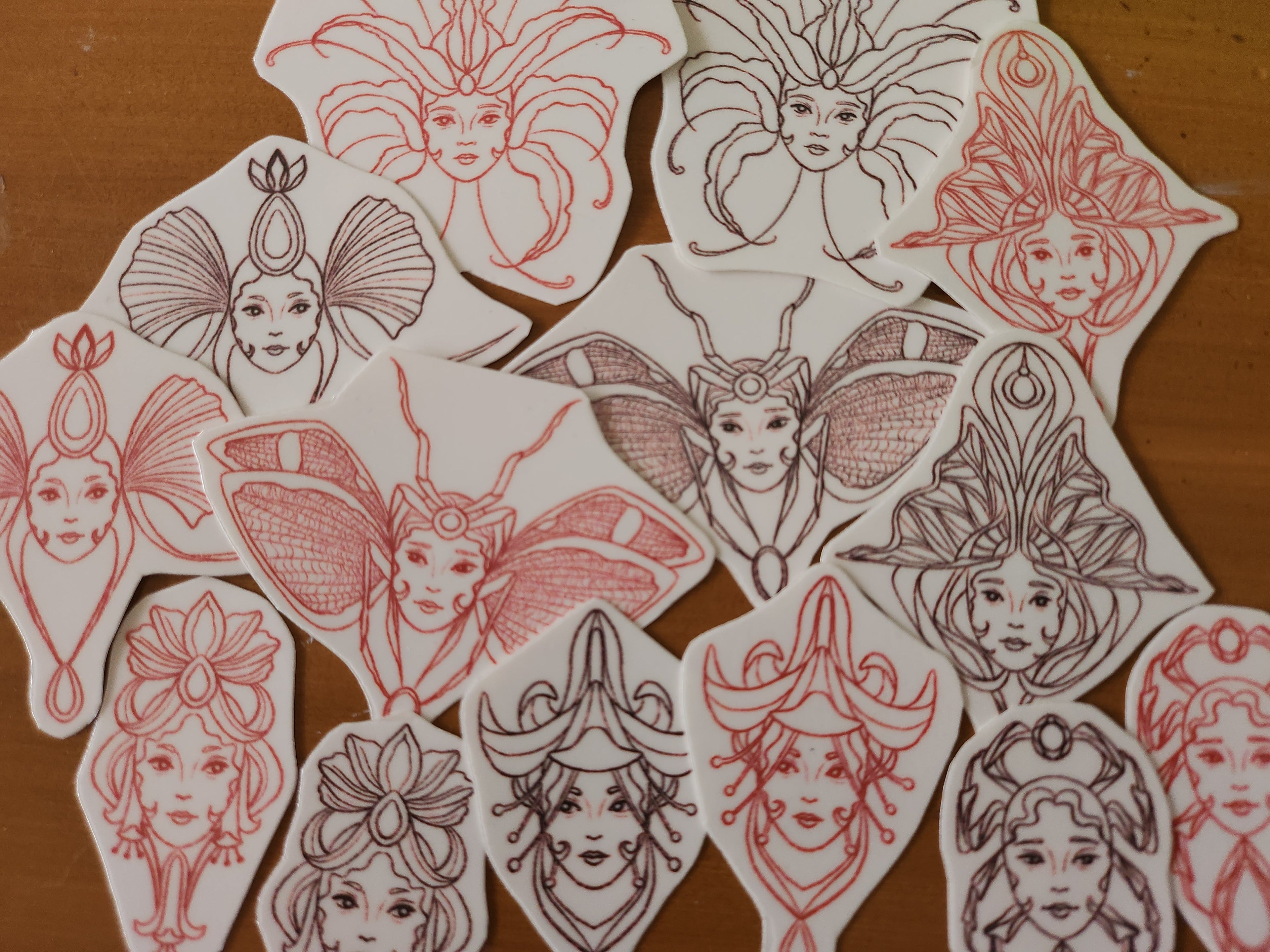 Revenir de Nouveau Temporary Tattoos
