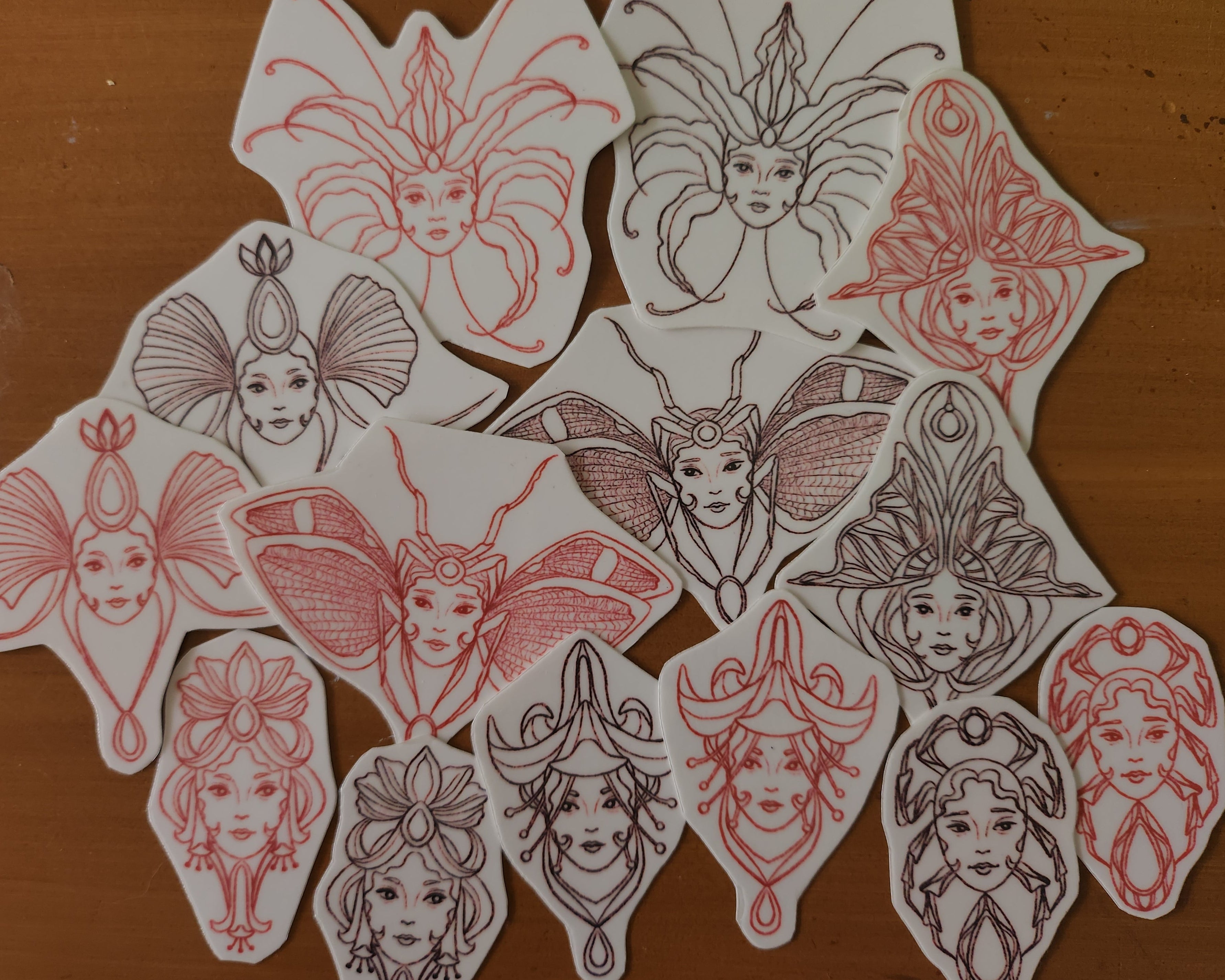 Revenir de Nouveau Temporary Tattoos