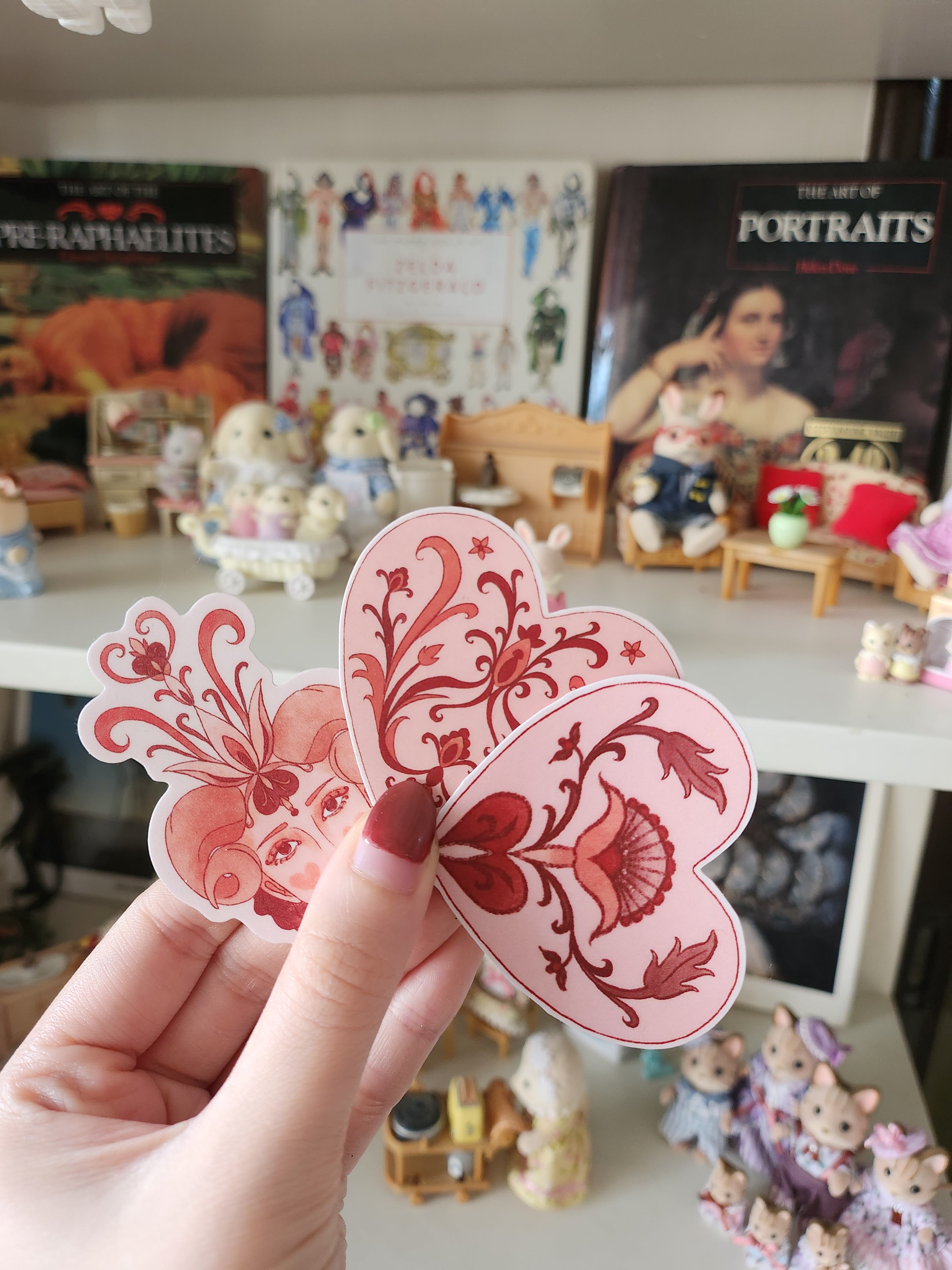 Objects of Affection Heart Vinyl Stickers