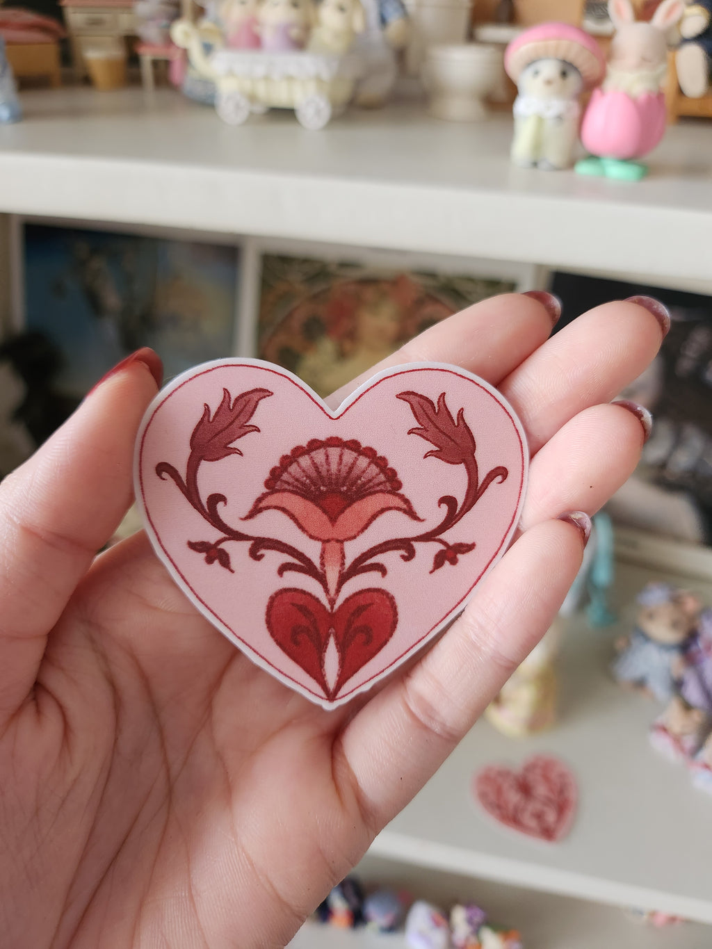 Objects of Affection Heart Vinyl Stickers