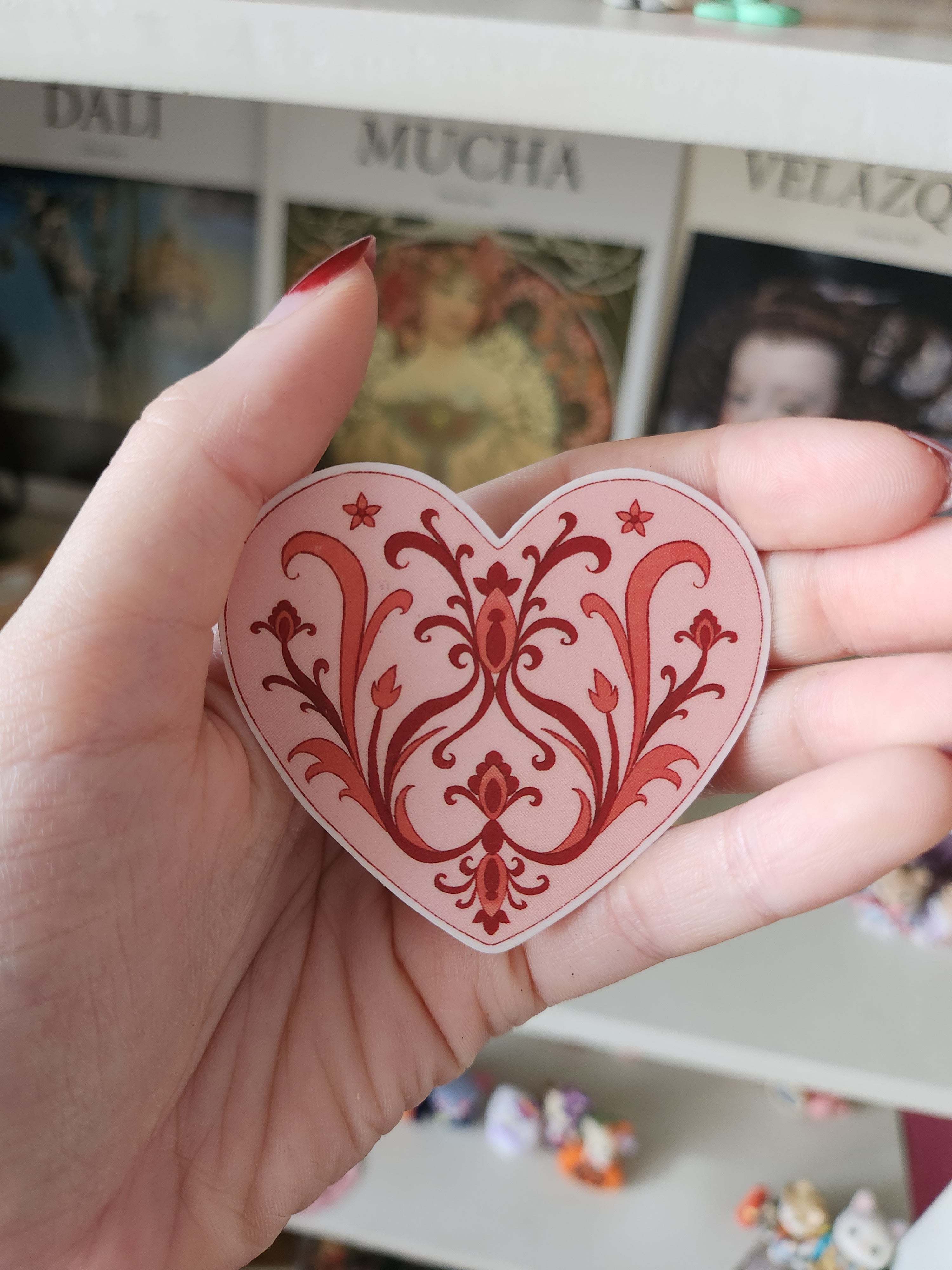 Objects of Affection Heart Vinyl Stickers