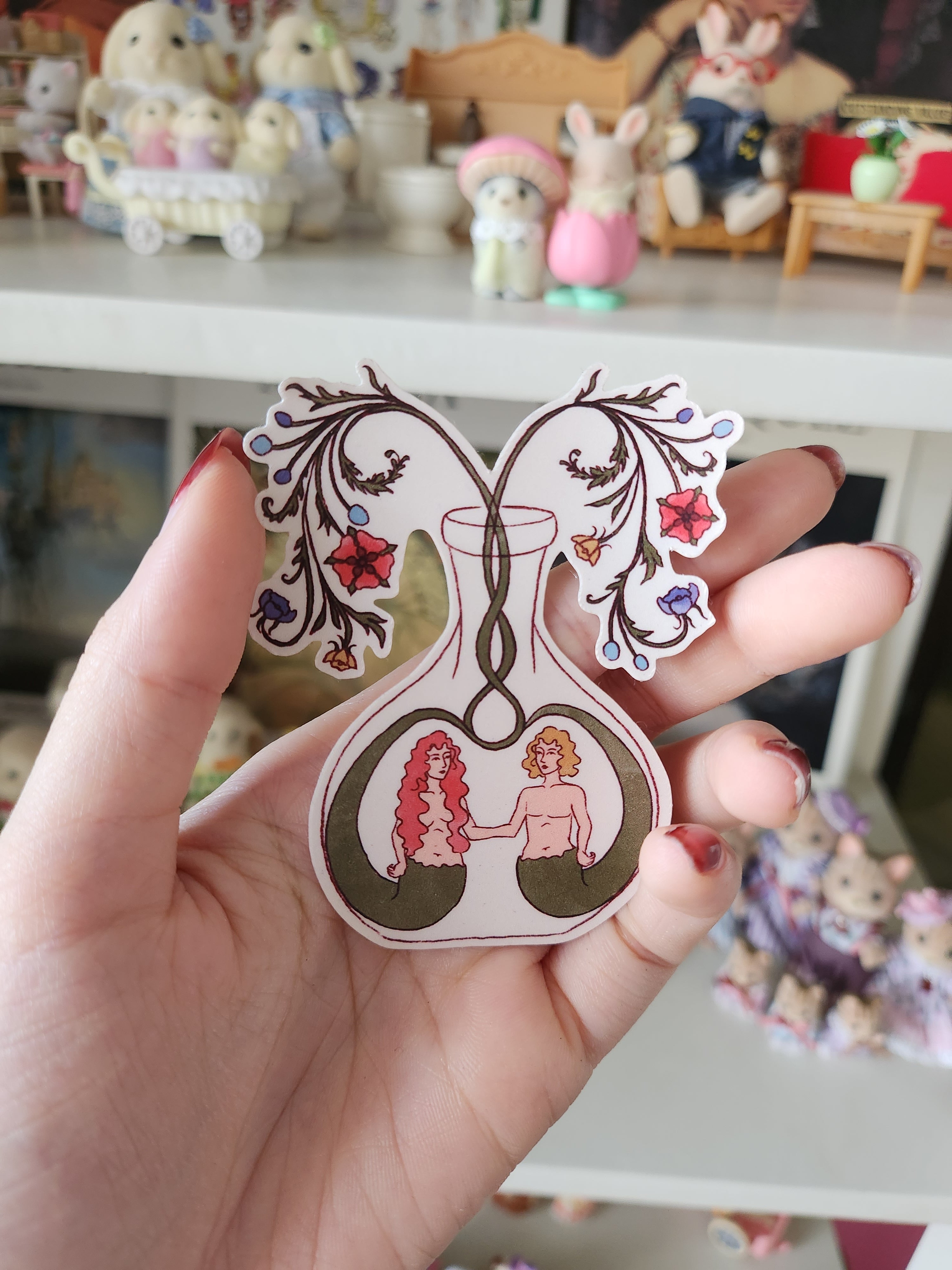 The Lovers Vinyl Sticker