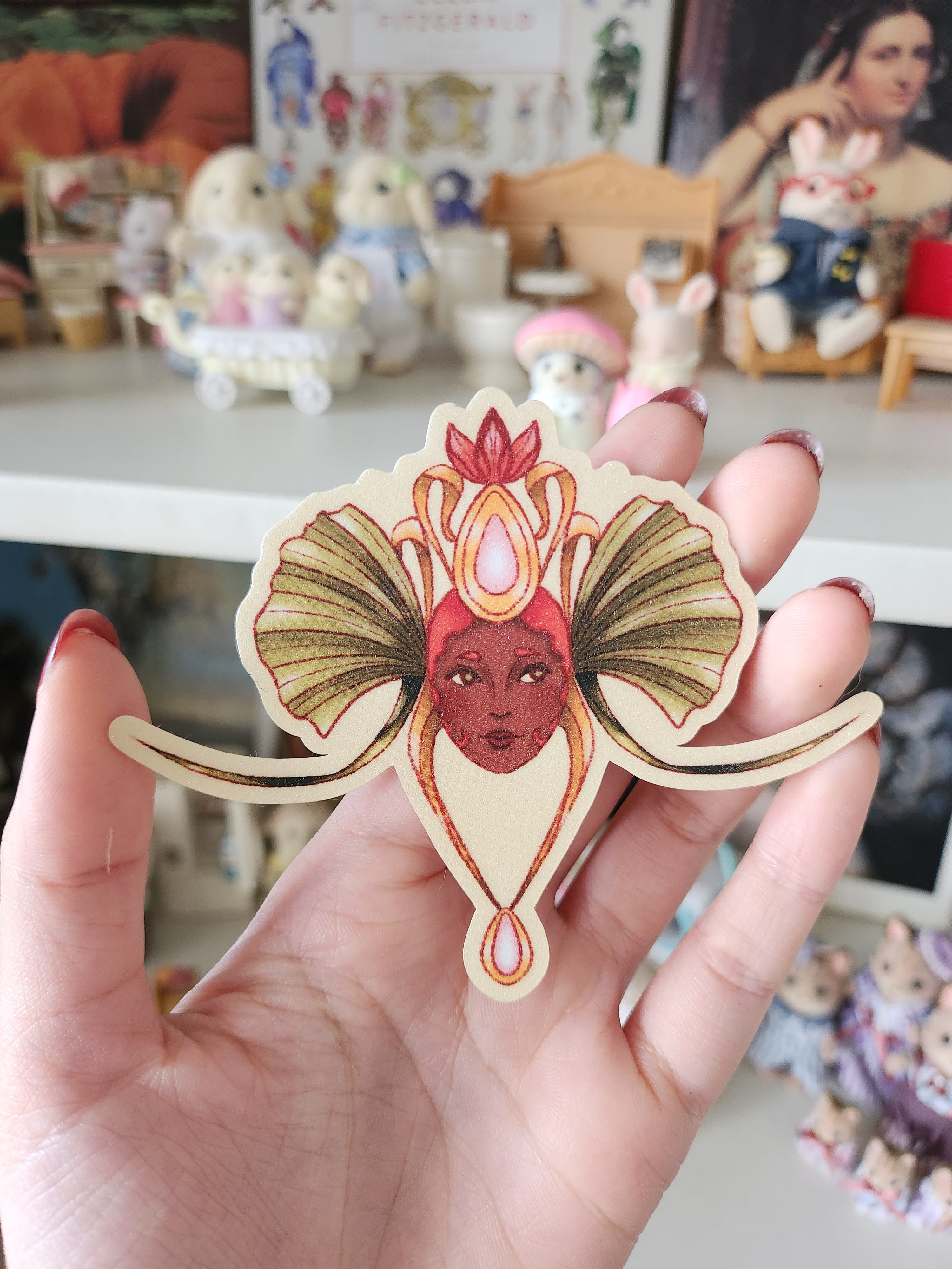 Revenir de Nouveau Loba Vinyl Sticker