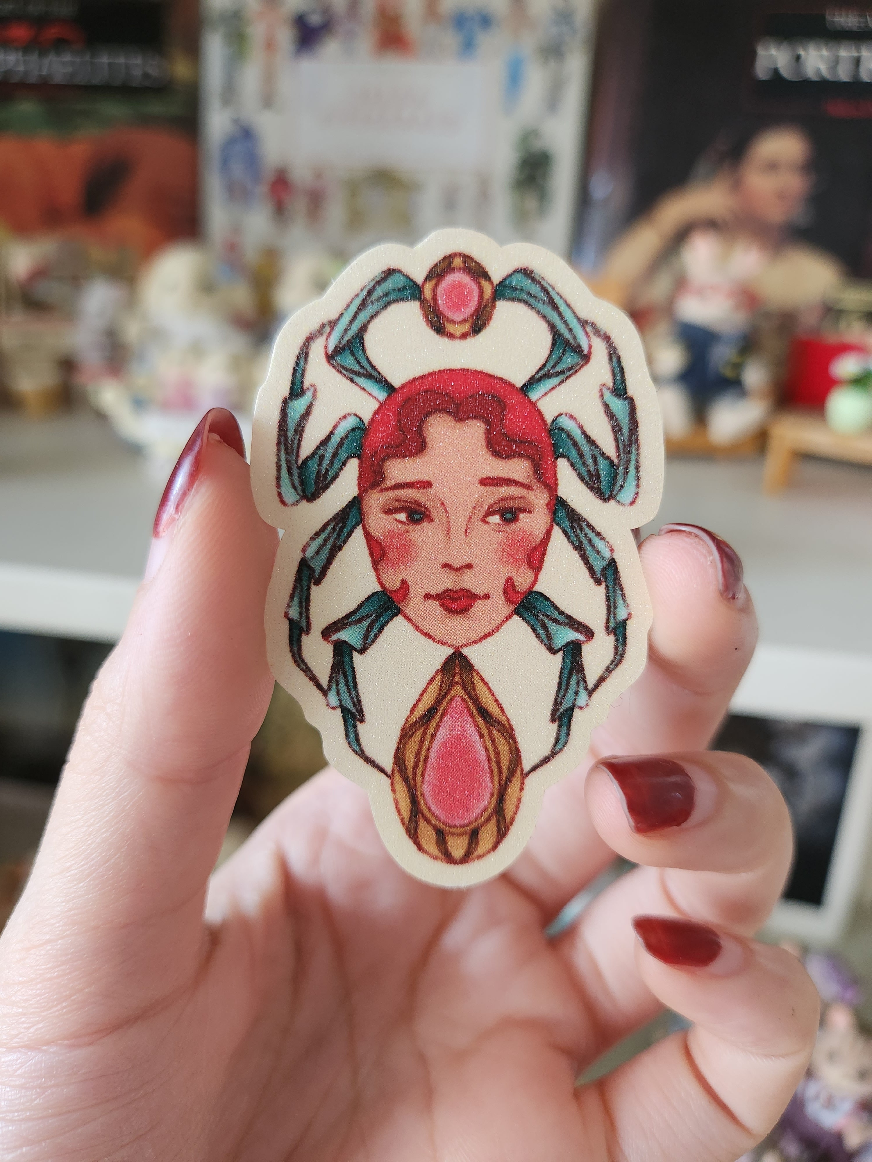 Revenir de Nouveau Tonia Vinyl Sticker