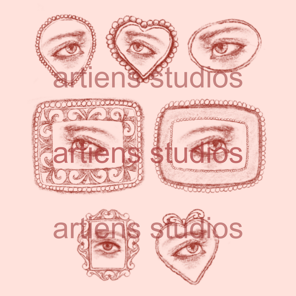 Lover's Eyes Temporary Tattoos
