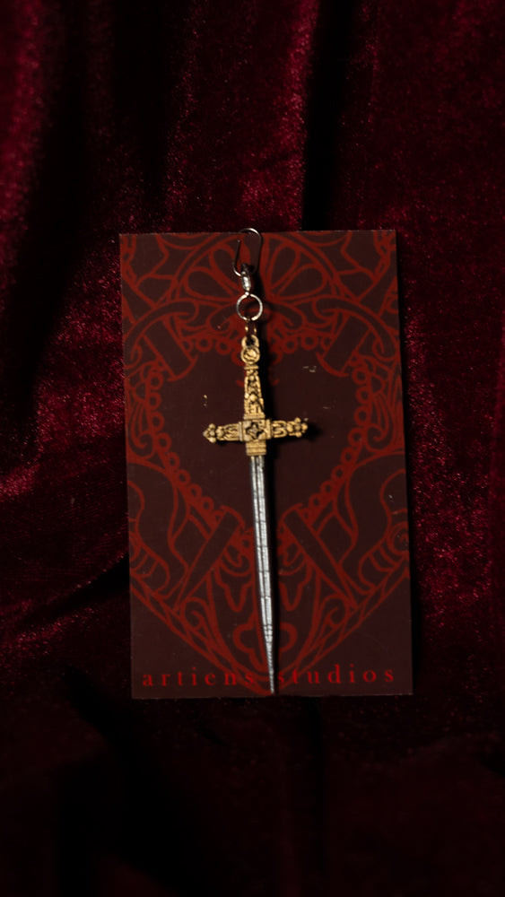 As Lovers May Sword Journal Charm