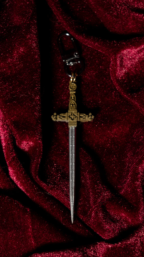 As Lovers May Sword Keychain