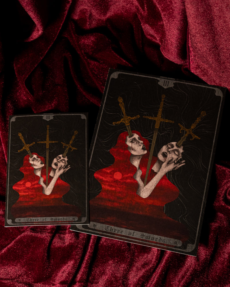 As Lovers May / Three of Swords Art Print