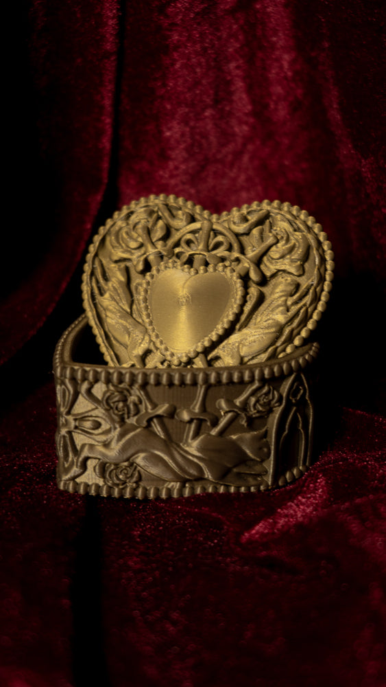 Unpainted Three of Swords Trinket/Jewelry Box