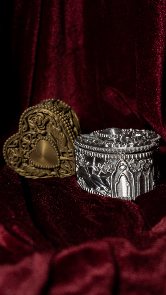 Unpainted Three of Swords Trinket/Jewelry Box
