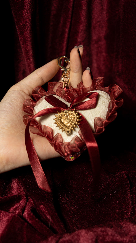 As Lovers May Heart Plush w/ The Stake Charm Keychain