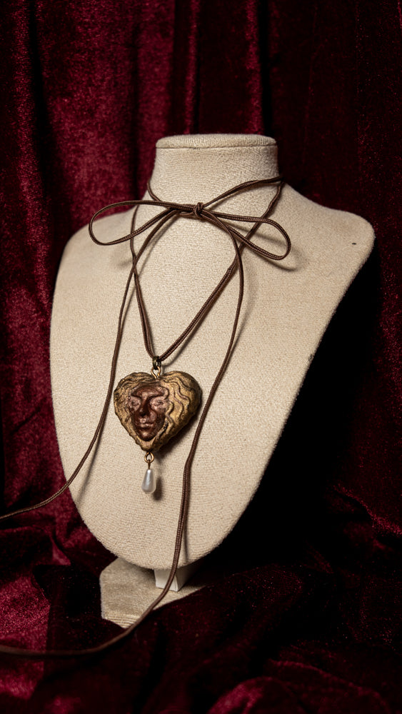 Carmilla Brown Wrap-around Cord Choker