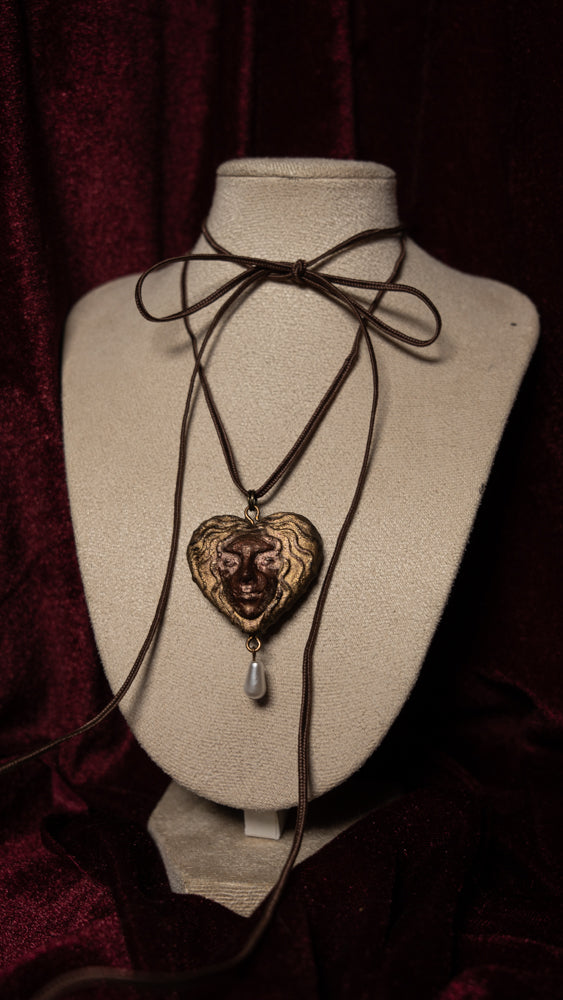 Carmilla Brown Wrap-around Cord Choker