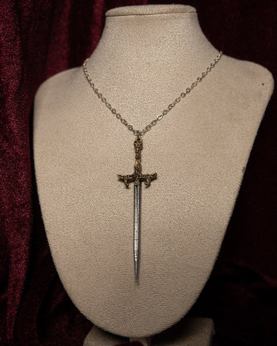 As Lovers May Swords Chain Necklace