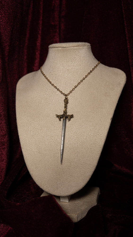 As Lovers May Swords Chain Necklace