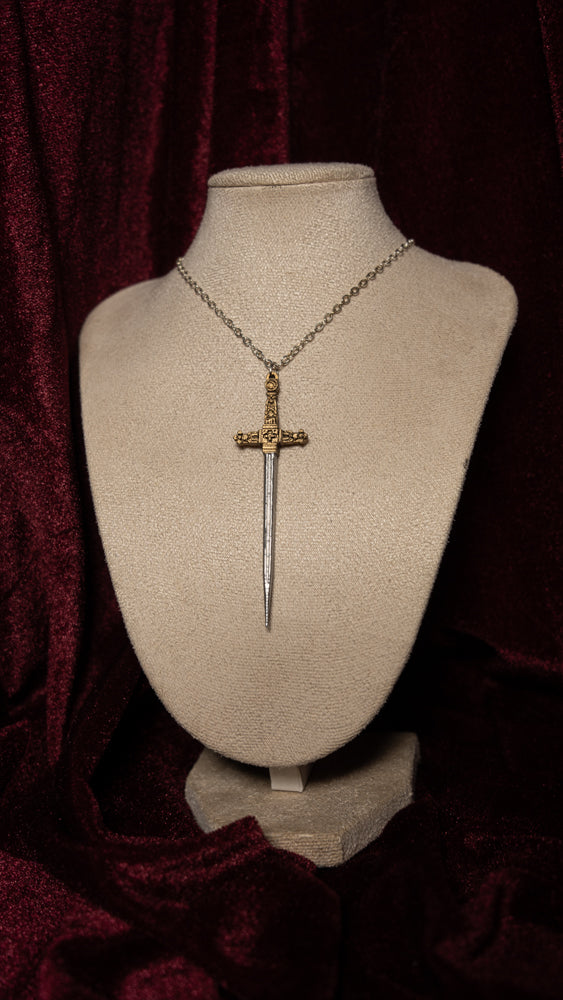 As Lovers May Swords Chain Necklace
