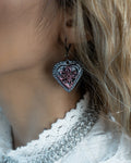 The Cross Resin Earrings