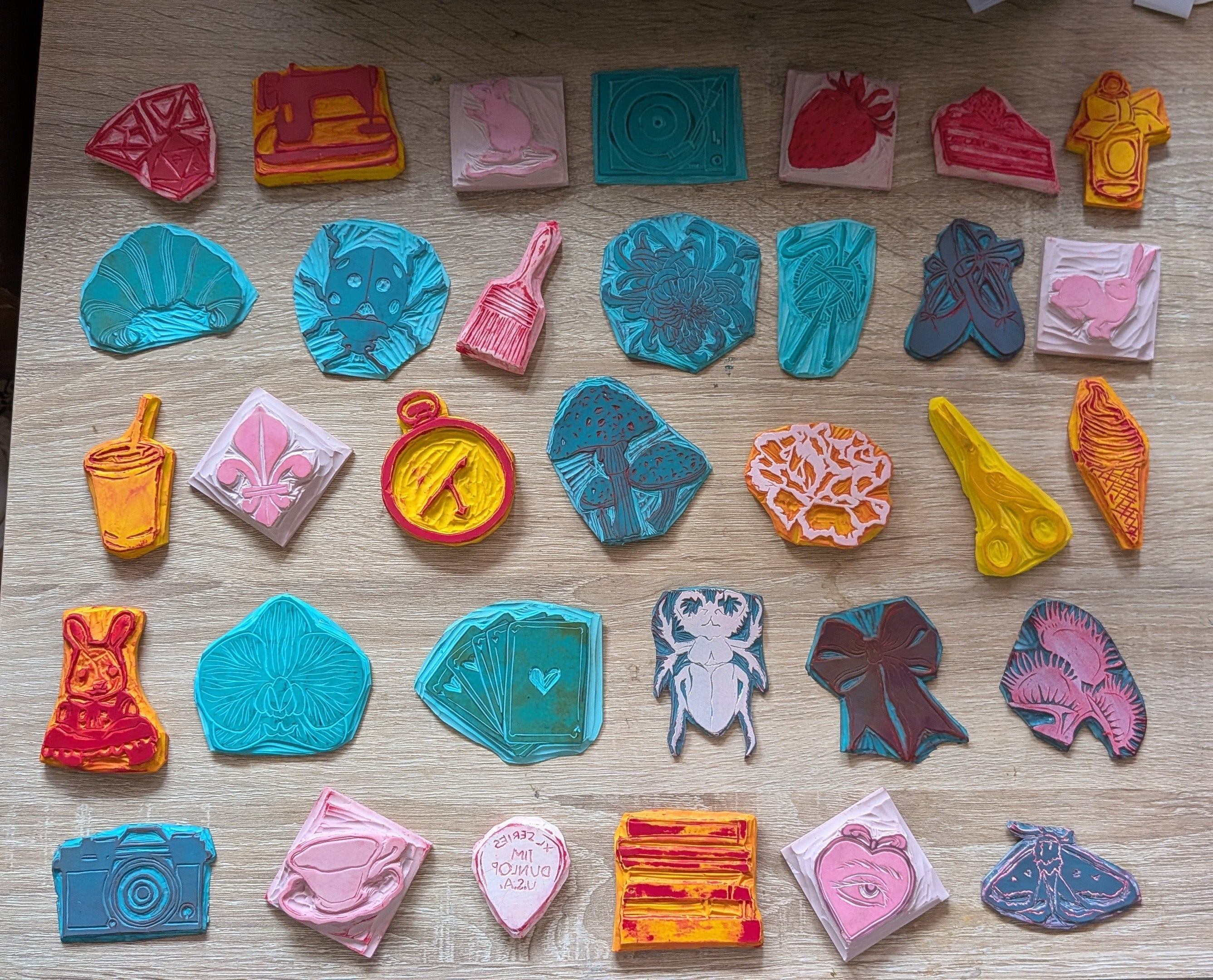 Objects of Affection Shirt Customization Stamps