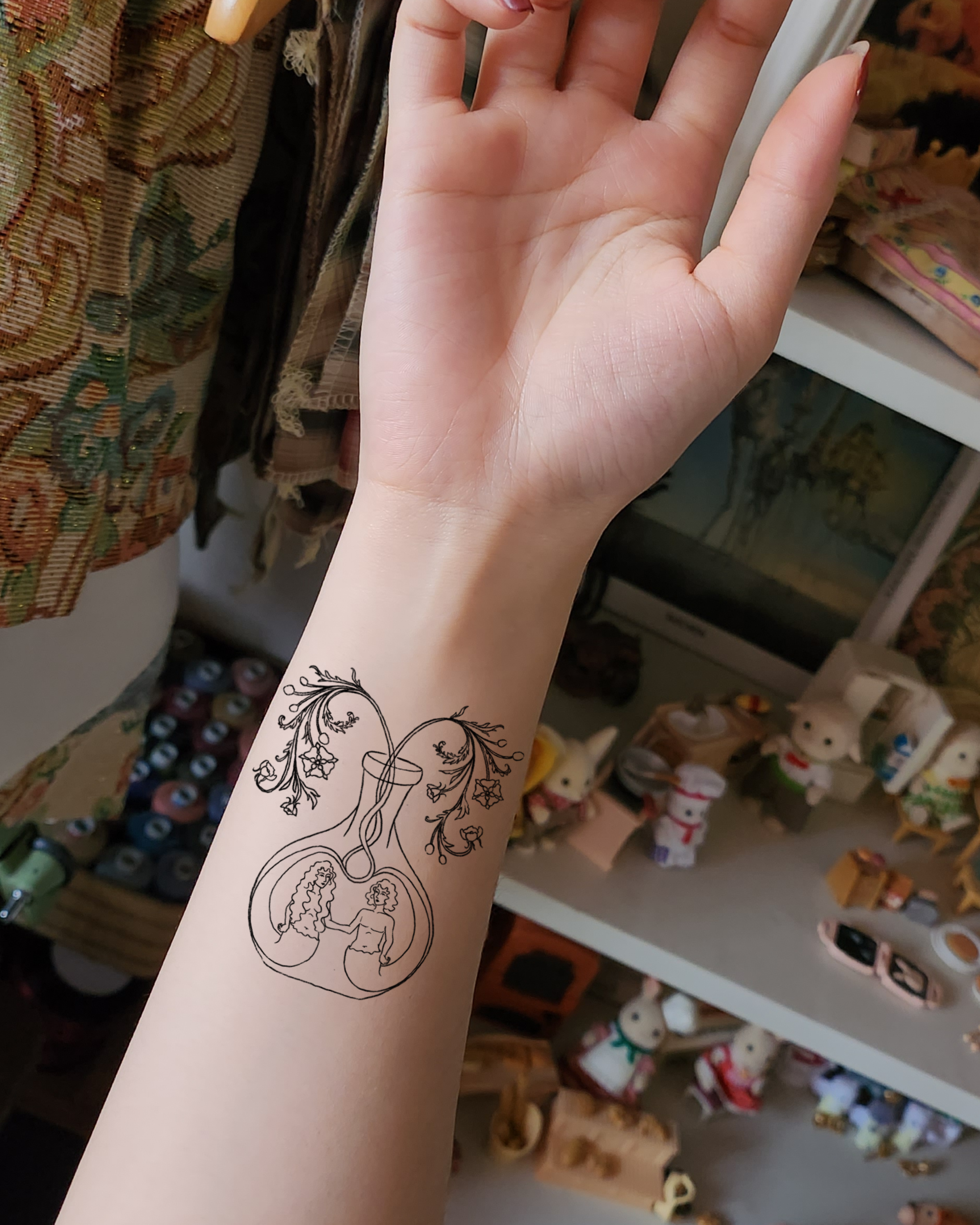 The Lovers Temporary Tattoo