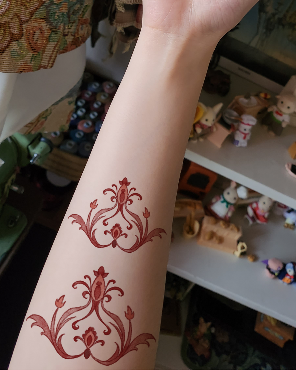 Objects of Affection Plant Chandelier Temporary Tattoo