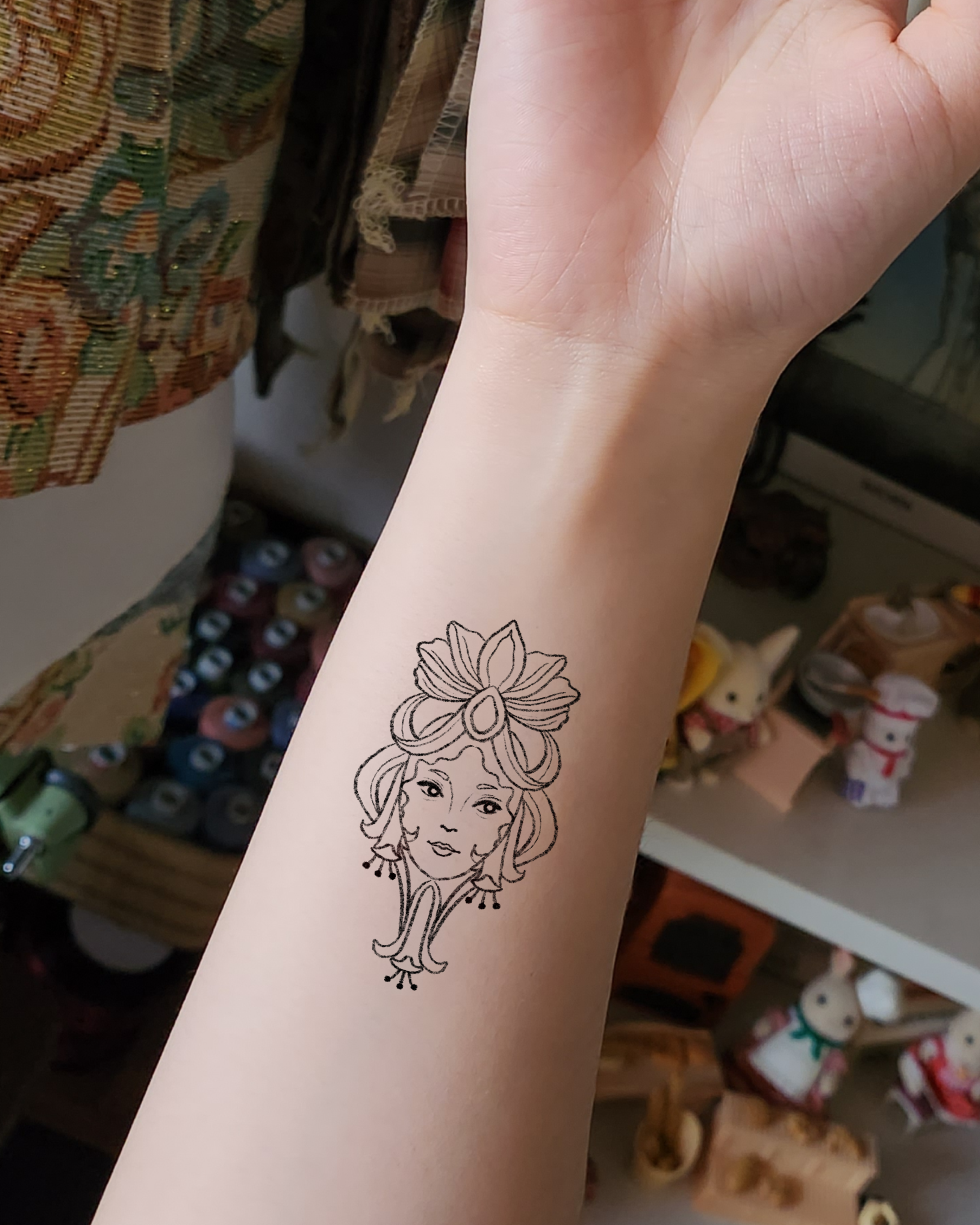 Revenir de Nouveau Temporary Tattoos
