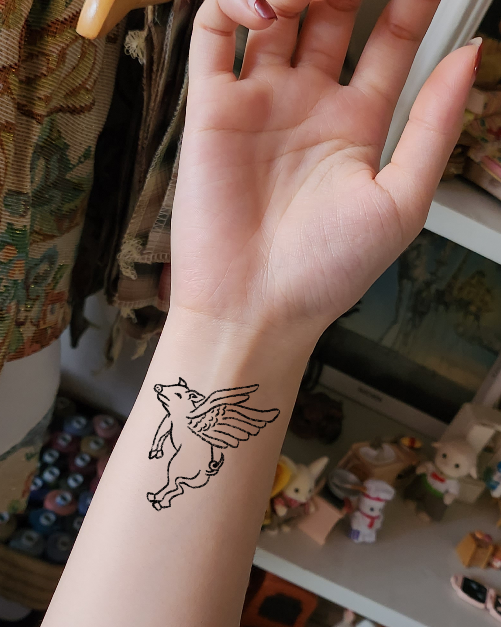 In Vitam Aeternam Creatures Temporary Tattoos