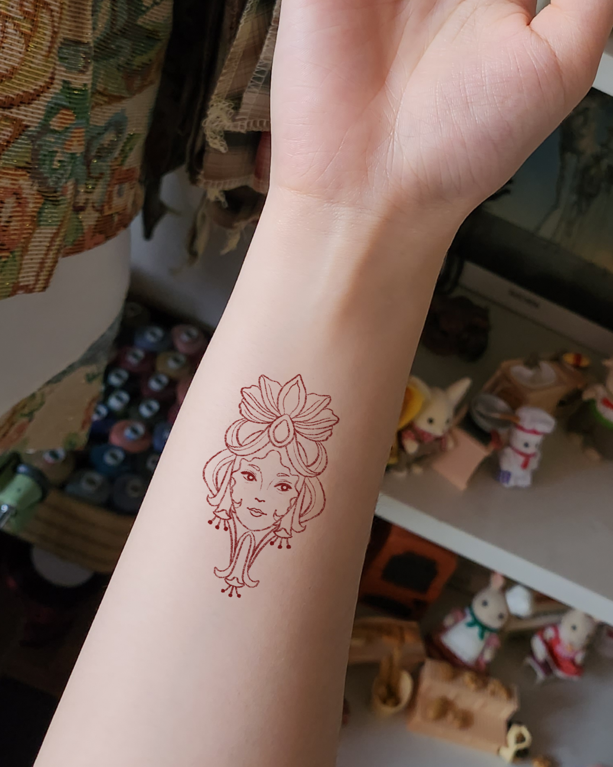 Revenir de Nouveau Temporary Tattoos